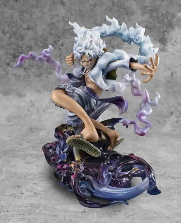 Megahouse One Piece Portrait of Pirates WA-MAXIMUM Monkey D. Luffy Gear 5 Pom Pom Tina