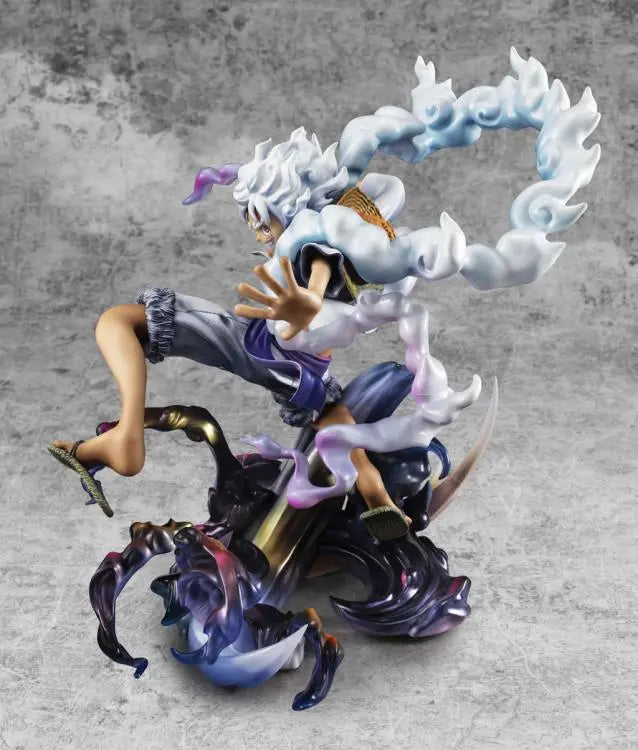 Megahouse One Piece Portrait of Pirates WA-MAXIMUM Monkey D. Luffy Gear 5 Pom Pom Tina