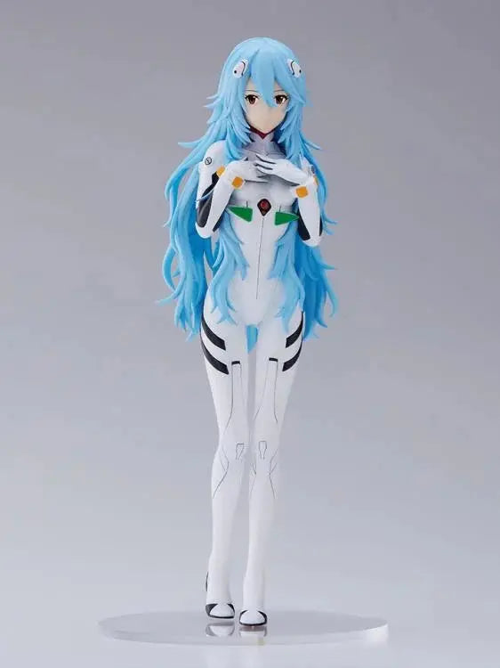 Sega SPM Rebuild of Evangelion Rei Ayanami Long Hair Ver. Pom Pom Tina
