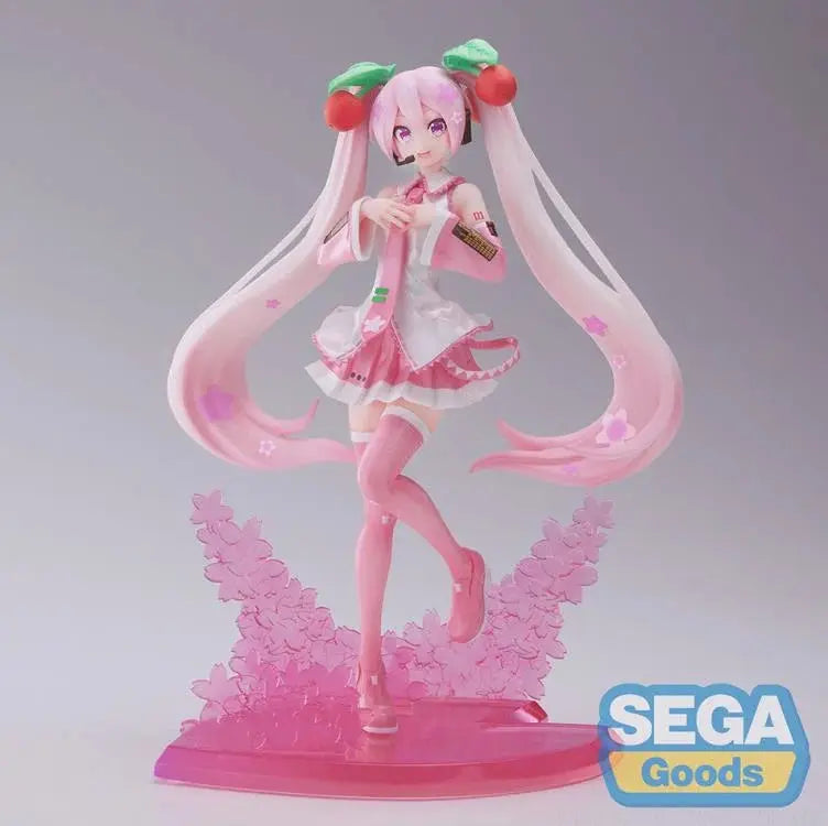 Vocaloid Luminasta Sakura Miku Figure Pom Pom Tina