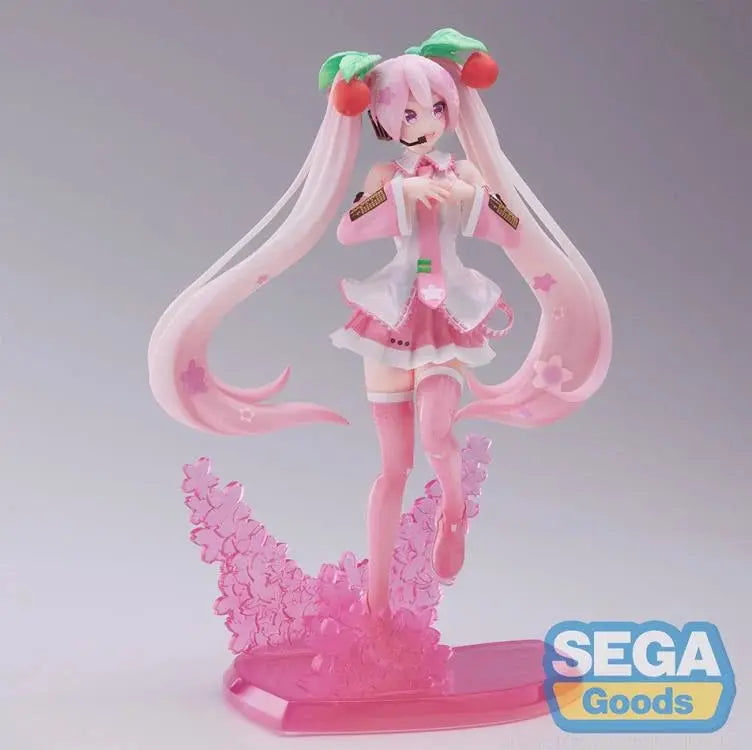 Vocaloid Luminasta Sakura Miku Figure Pom Pom Tina