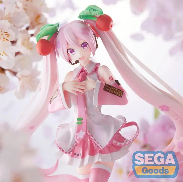 Vocaloid Luminasta Sakura Miku Figure Pom Pom Tina