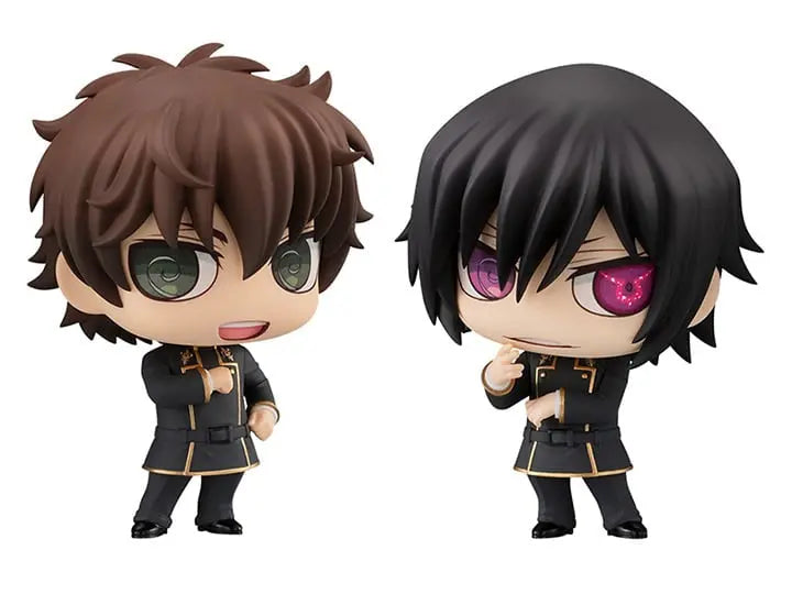 Megahouse Code Geass Chimi-Mega Buddy! Lelouch Lamperouge & Suzaku Kururugi Two-Pack Pom Pom Tina