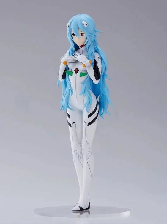 Sega SPM Rebuild of Evangelion Rei Ayanami Long Hair Ver. Pom Pom Tina