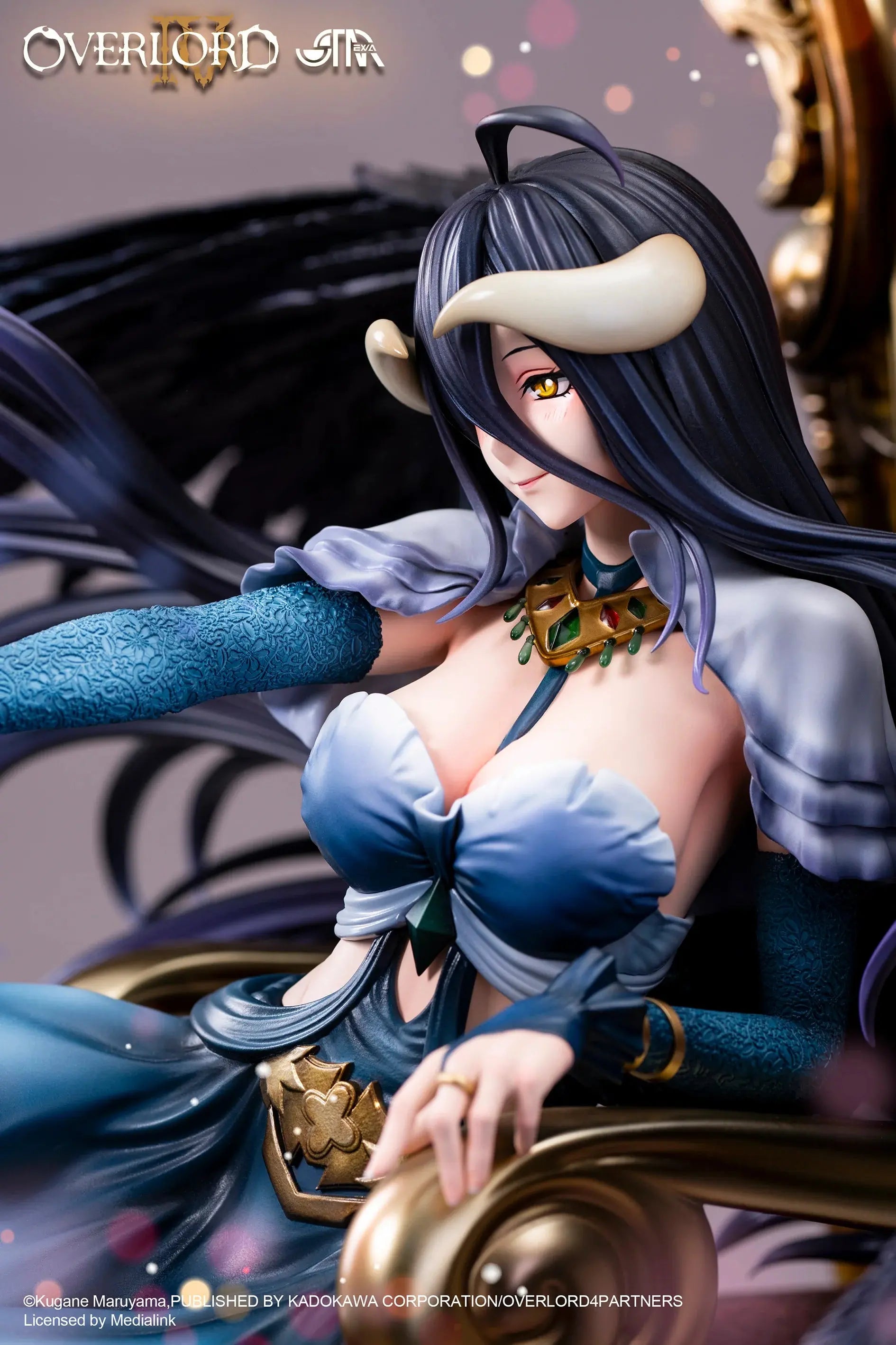 Starexva Overlord Albedo 1/4 Scale Resin Statue Pom Pom Tina