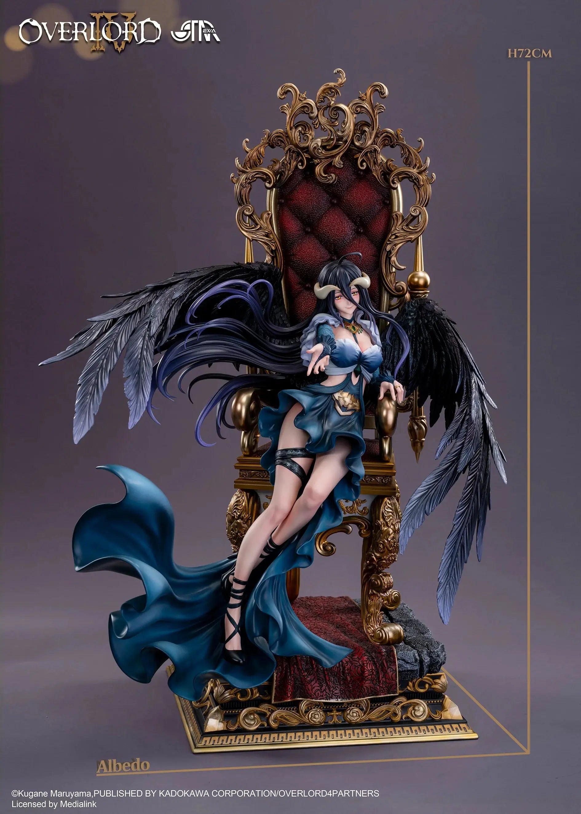 Starexva Overlord Albedo 1/4 Scale Resin Statue Pom Pom Tina
