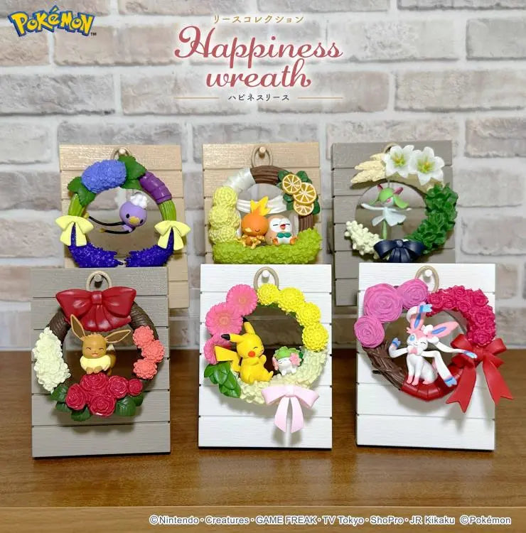 Re-Ment Pokémon Happiness Wreath Pom Pom Tina