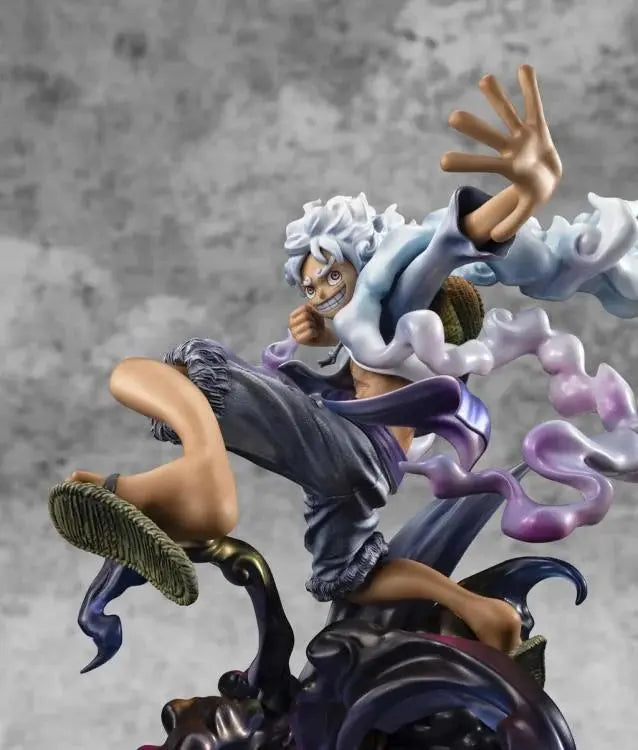 Megahouse One Piece Portrait of Pirates WA-MAXIMUM Monkey D. Luffy Gear 5 Pom Pom Tina