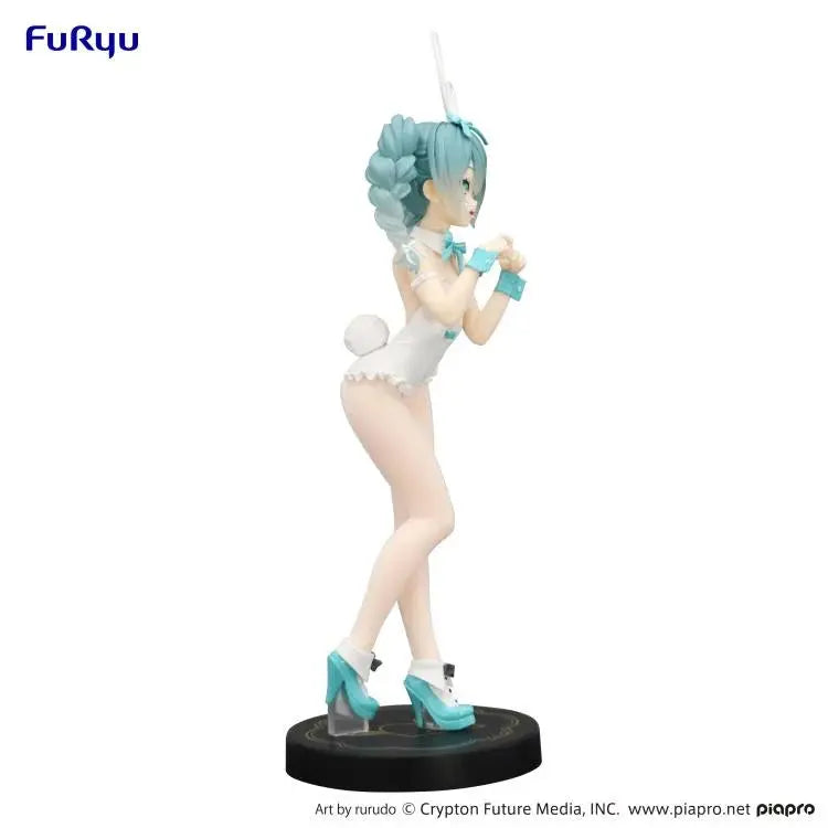 FuRyu Vocaloid BiCute Bunnies Hatsune Miku Rurudo White Color Ver. Pom Pom Tina