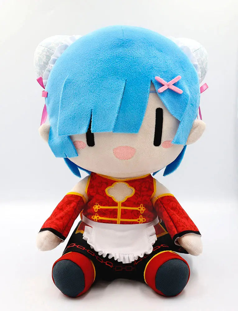 Taito Re:Zero Starting Life in Another World Rem Mandarin Dress Ver. Big Plush Pom Pom Tina