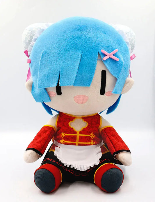 Taito Re:Zero Starting Life in Another World Rem Mandarin Dress Ver. Big Plush Pom Pom Tina