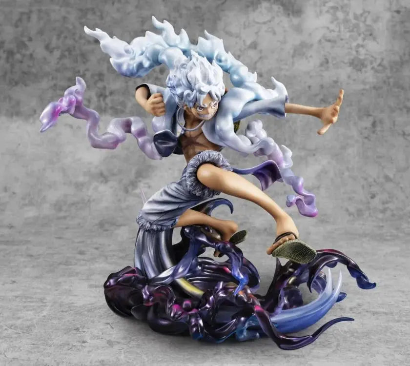 Megahouse One Piece Portrait of Pirates WA-MAXIMUM Monkey D. Luffy Gear 5 Pom Pom Tina