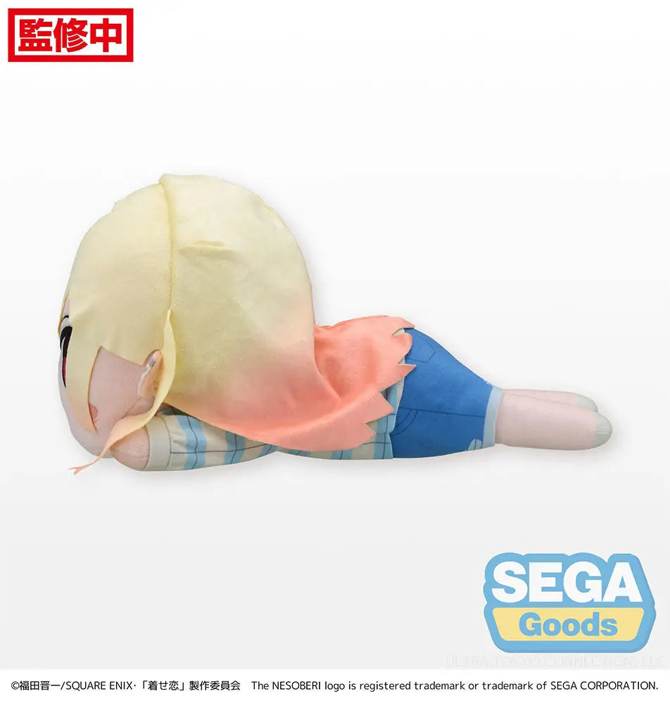 Sega NESOBERI Laying-Down “My Dress-Up Darling" Marin Kitagawa First Measurements LL Plush Pom Pom Tina