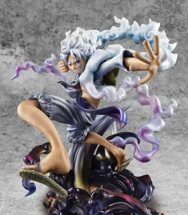 Megahouse One Piece Portrait of Pirates WA-MAXIMUM Monkey D. Luffy Gear 5 Pom Pom Tina
