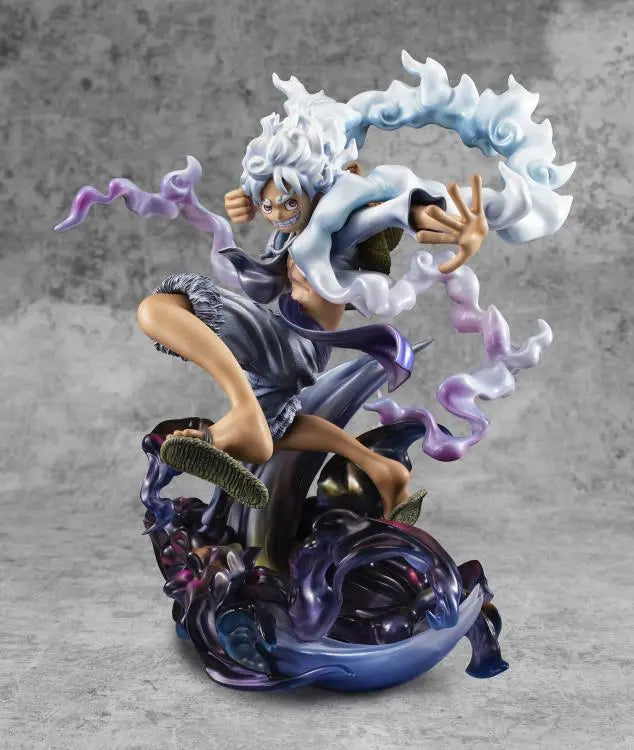 Megahouse One Piece Portrait of Pirates WA-MAXIMUM Monkey D. Luffy Gear 5 Pom Pom Tina