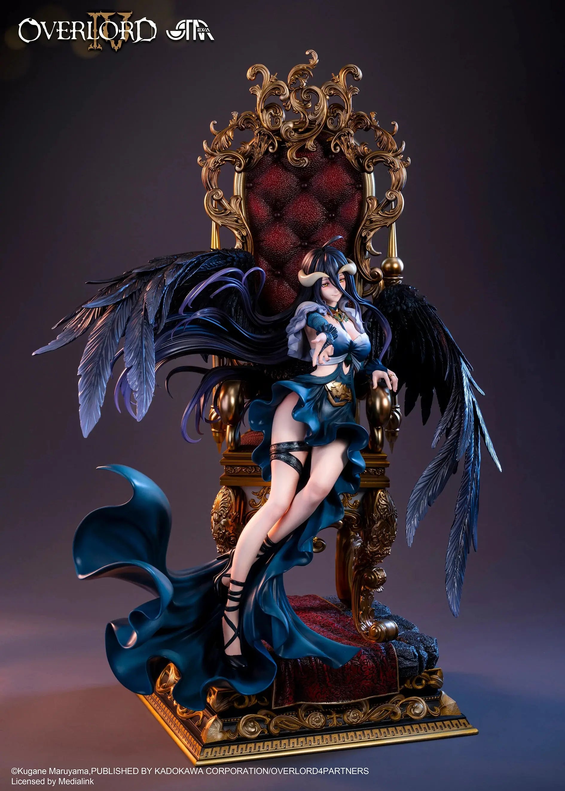 Starexva Overlord Albedo 1/4 Scale Resin Statue Pom Pom Tina