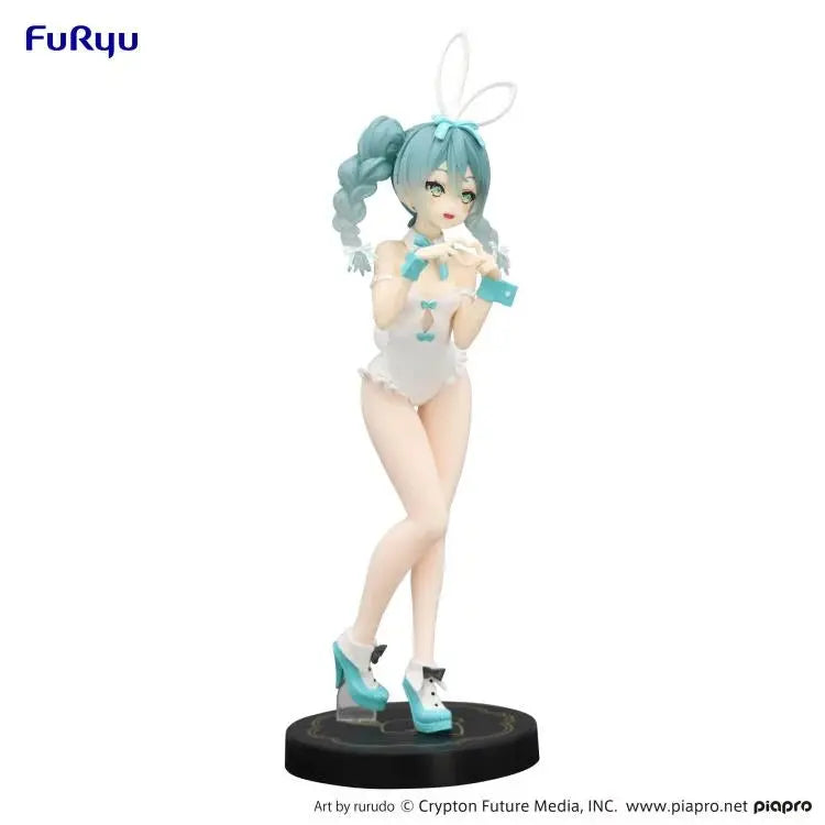 FuRyu Vocaloid BiCute Bunnies Hatsune Miku Rurudo White Color Ver. Pom Pom Tina