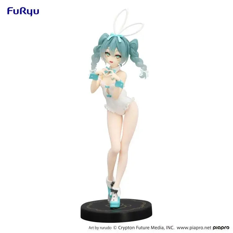 FuRyu Vocaloid BiCute Bunnies Hatsune Miku Rurudo White Color Ver. Pom Pom Tina