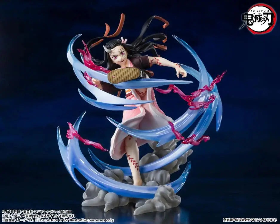 Bandai Spirit Demon Slayer Kimetsu no Yaiba FiguartsZERO Nezuko Kamado Pom Pom Tina