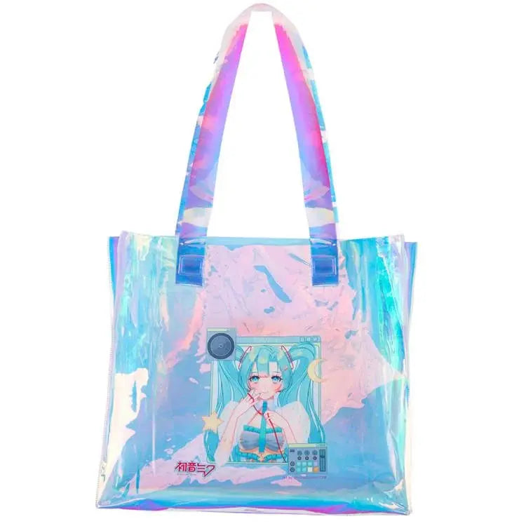 Hatsune Miku hologrpahic Tote Bag Pom Pom Tina