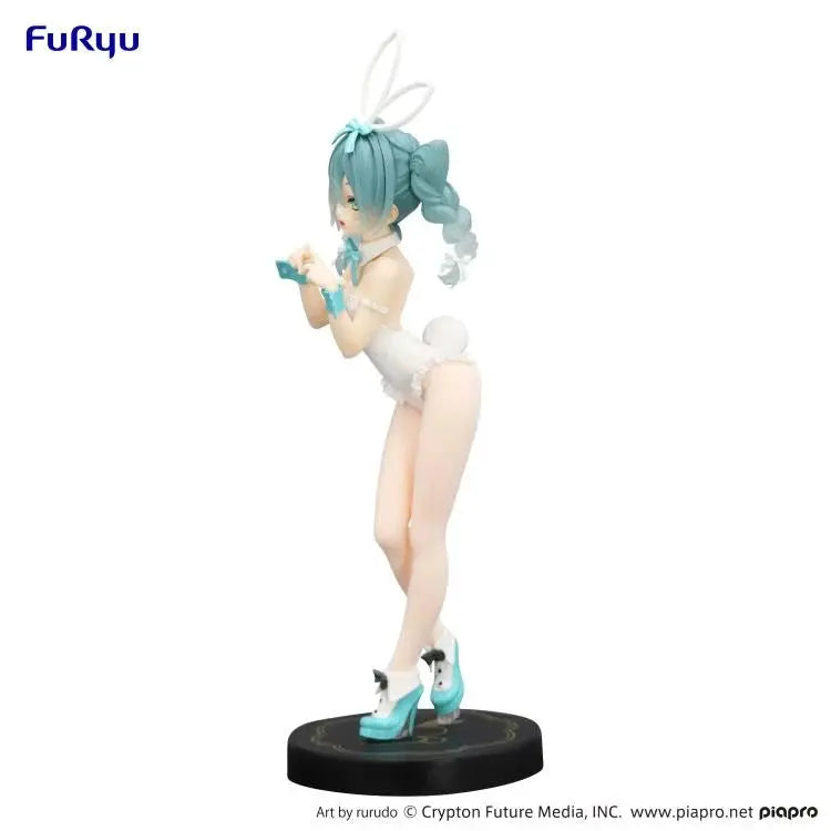 FuRyu Vocaloid BiCute Bunnies Hatsune Miku Rurudo White Color Ver. Pom Pom Tina
