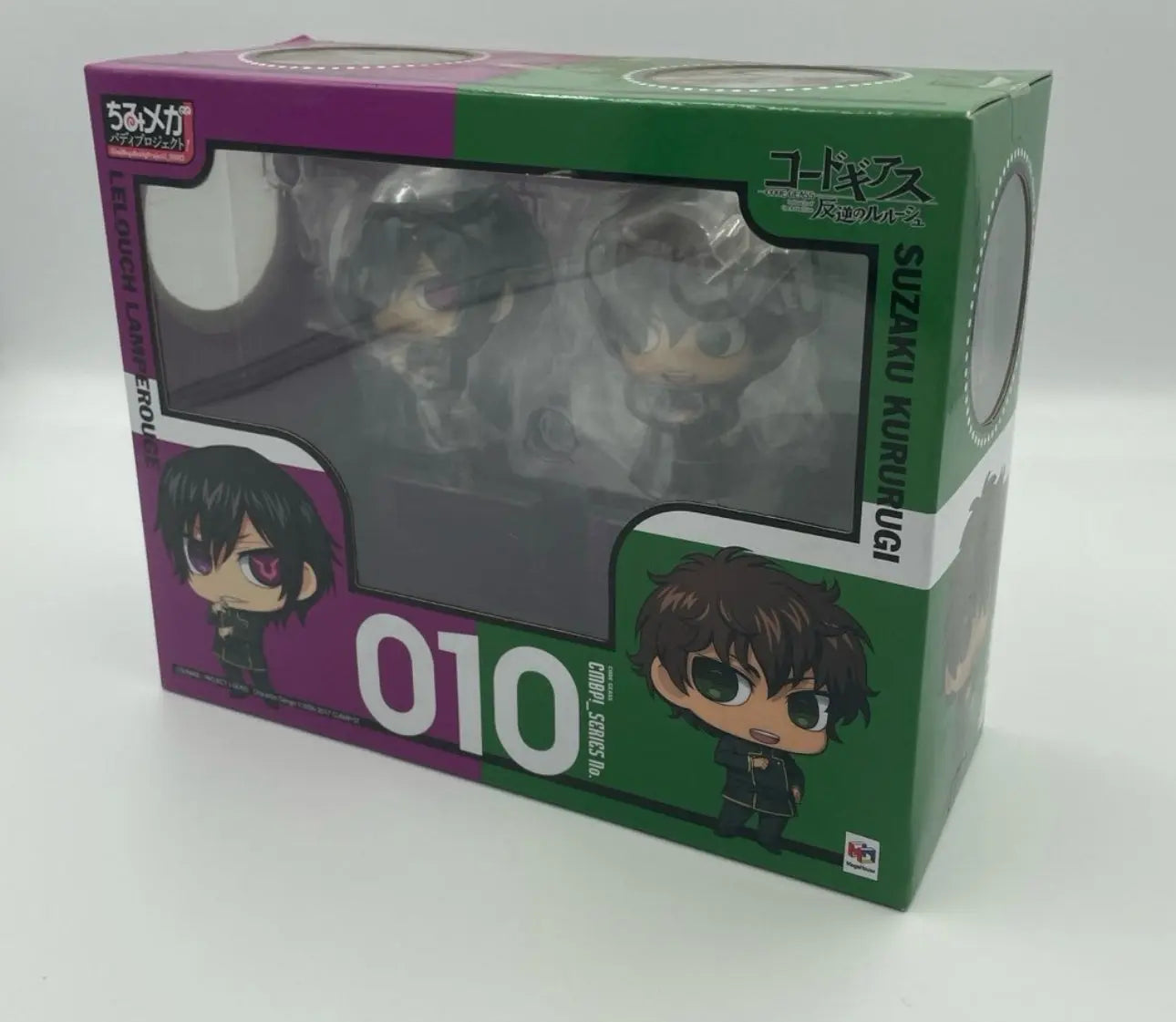 Megahouse Code Geass Chimi-Mega Buddy! Lelouch Lamperouge & Suzaku Kururugi Two-Pack Pom Pom Tina
