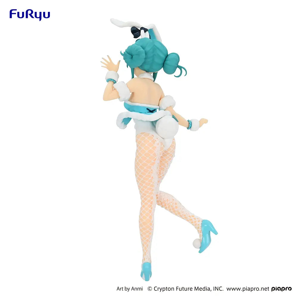 FuRyu Hatsune Miku BiCute Bunnies White Rabbit Baby Blue ver. Pom Pom Tina