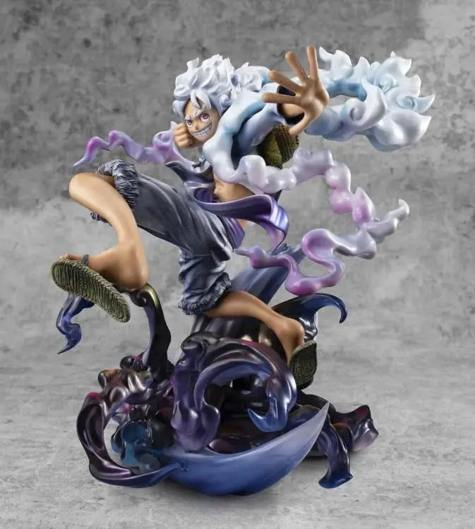 Megahouse One Piece Portrait of Pirates WA-MAXIMUM Monkey D. Luffy Gear 5 Pom Pom Tina
