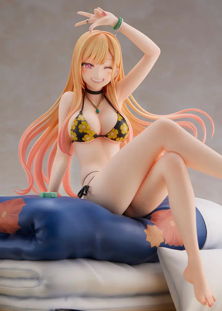 Aniplex My Dress-Up Darling Marin Kitagawa Sitting Swimsuit Ver. 1/7 Scale Pom Pom Tina