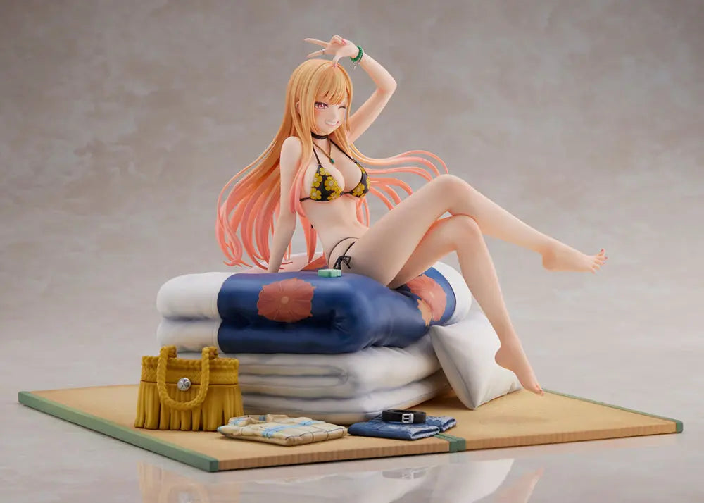 Aniplex My Dress-Up Darling Marin Kitagawa Sitting Swimsuit Ver. 1/7 Scale Pom Pom Tina
