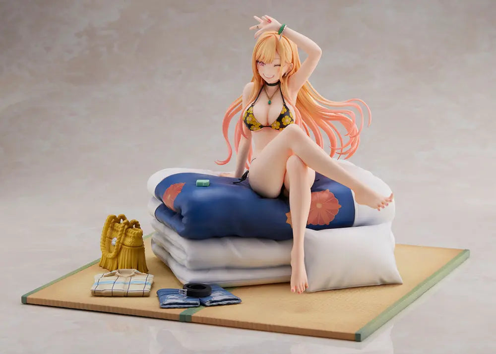 Aniplex My Dress-Up Darling Marin Kitagawa Sitting Swimsuit Ver. 1/7 Scale Pom Pom Tina