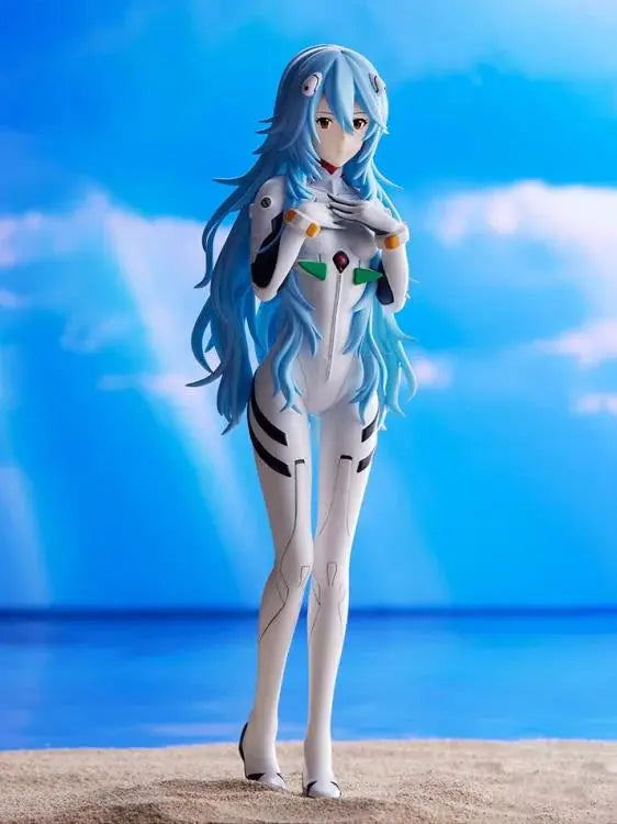 Sega SPM Rebuild of Evangelion Rei Ayanami Long Hair Ver. Pom Pom Tina