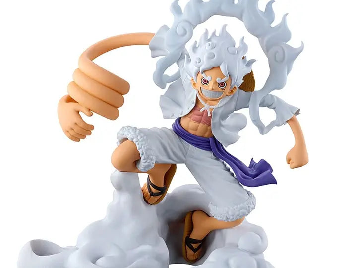 Banpresto One Piece FigLife Monkey D. Luffy Gear 5 Vol. Pom Pom Tina