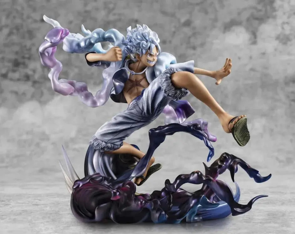 Megahouse One Piece Portrait of Pirates WA-MAXIMUM Monkey D. Luffy Gear 5 Pom Pom Tina