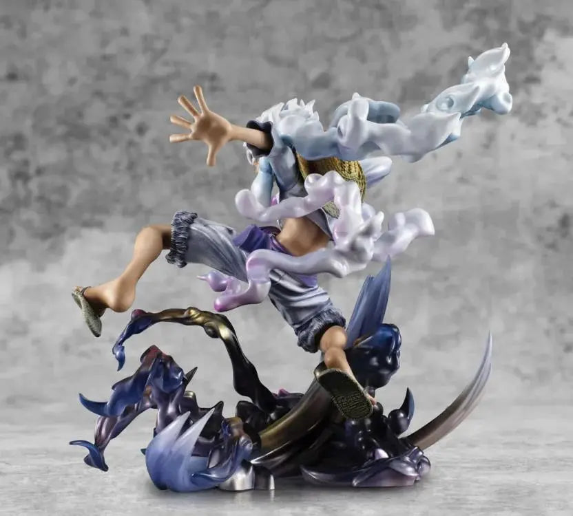 Megahouse One Piece Portrait of Pirates WA-MAXIMUM Monkey D. Luffy Gear 5 Pom Pom Tina