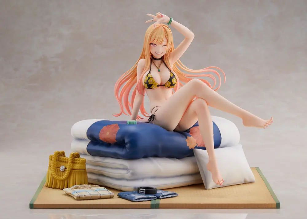 Aniplex My Dress-Up Darling Marin Kitagawa Sitting Swimsuit Ver. 1/7 Scale Pom Pom Tina