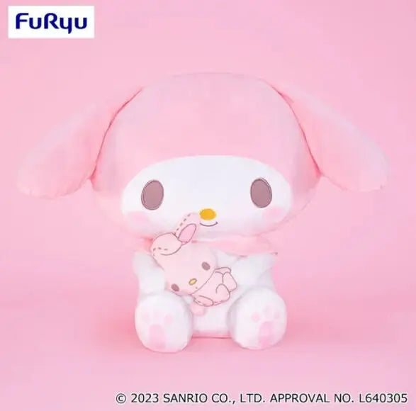 FuRyu Sanrio My Melody Pipi Cuddle Super BIG DX Plush Doll Pom Pom Tina