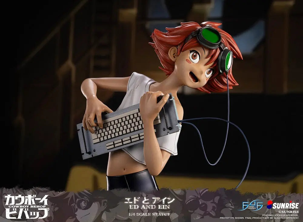 First 4 Figure Cowboy Bebop - Ed and Ein (Exclusive Edition) Pom Pom Tina