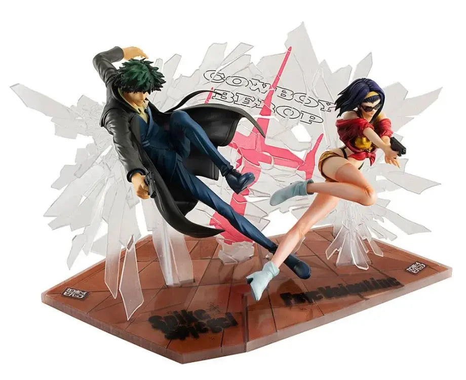 Megahouse Cowboy Bebop Spike Spiegel & Faye Valentine Gig Set of 2 Figures Pom Pom Tina