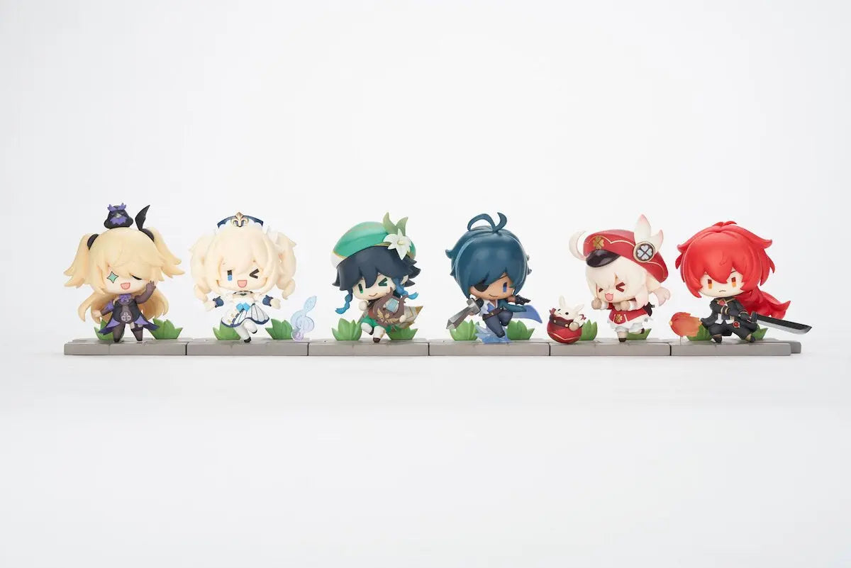 miHoYo Genshin Impact Battle Scene Series Mondstadt Edition Trading Figure Pom Pom Tina