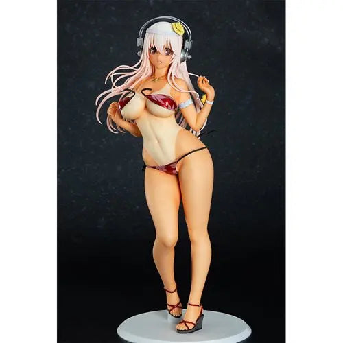 Orchid Seed Super Sonico Sun-Kissed Summer Vacation Version Statue Pom Pom Tina