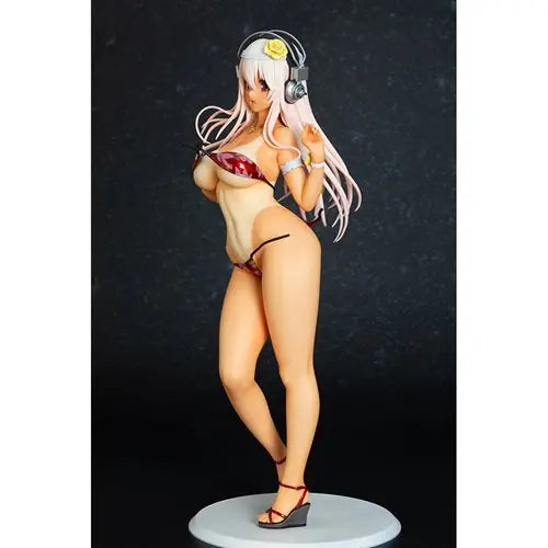 Orchid Seed Super Sonico Sun-Kissed Summer Vacation Version Statue Pom Pom Tina