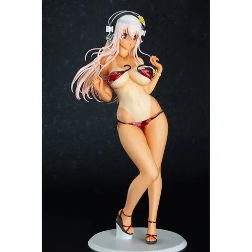 Orchid Seed Super Sonico Sun-Kissed Summer Vacation Version Statue Pom Pom Tina