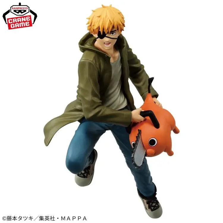Banpresto Chainsaw Man Vibration Stars Denji & Pochita Figure Pom Pom Tina