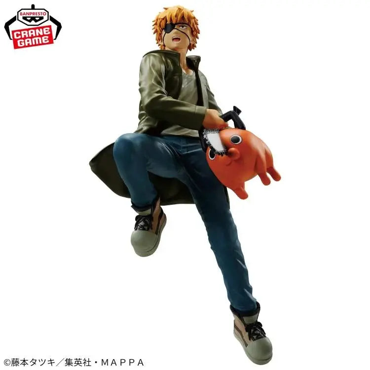 Banpresto Chainsaw Man Vibration Stars Denji & Pochita Figure Pom Pom Tina