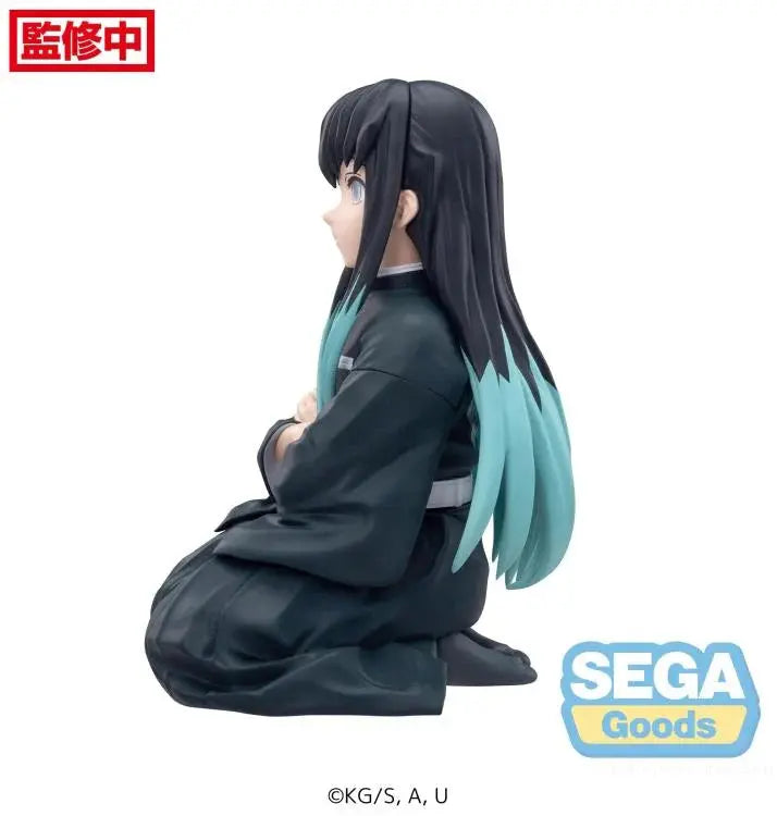Sega Demon Slayer: Kimetsu no Yaiba Muichiro Tokito Swordsmith Village Arc Premium Perching Pom Pom Tina