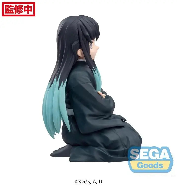 Sega Demon Slayer: Kimetsu no Yaiba Muichiro Tokito Swordsmith Village Arc Premium Perching Pom Pom Tina