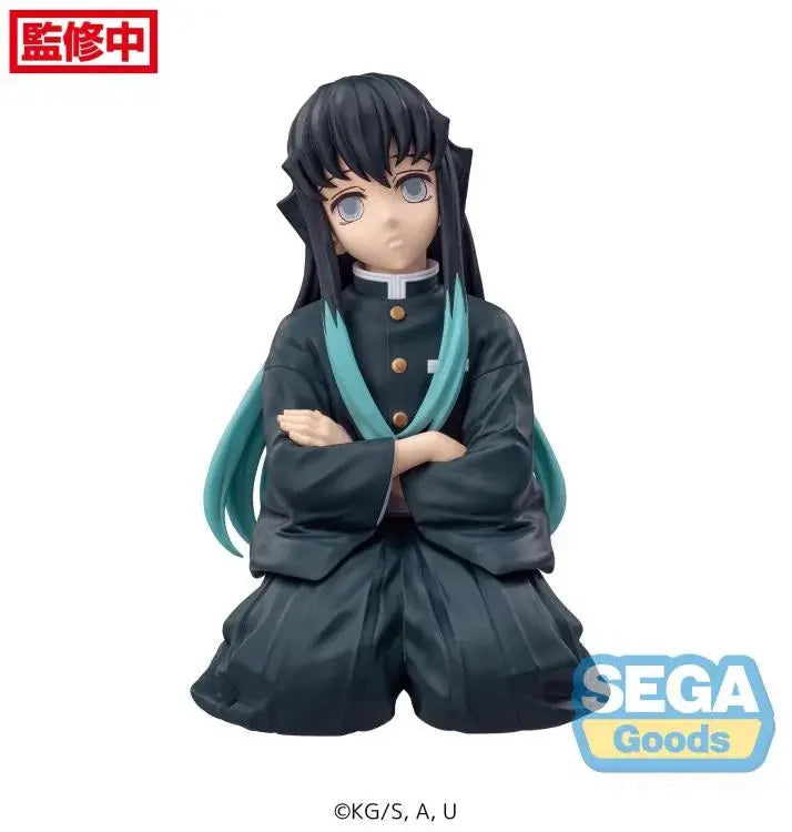 Sega Demon Slayer: Kimetsu no Yaiba Muichiro Tokito Swordsmith Village Arc Premium Perching Pom Pom Tina