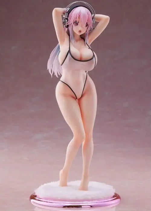 Nitroplus DreamTech Super Sonico White Swimsuit Ver.1/7 Scale Pom Pom Tina