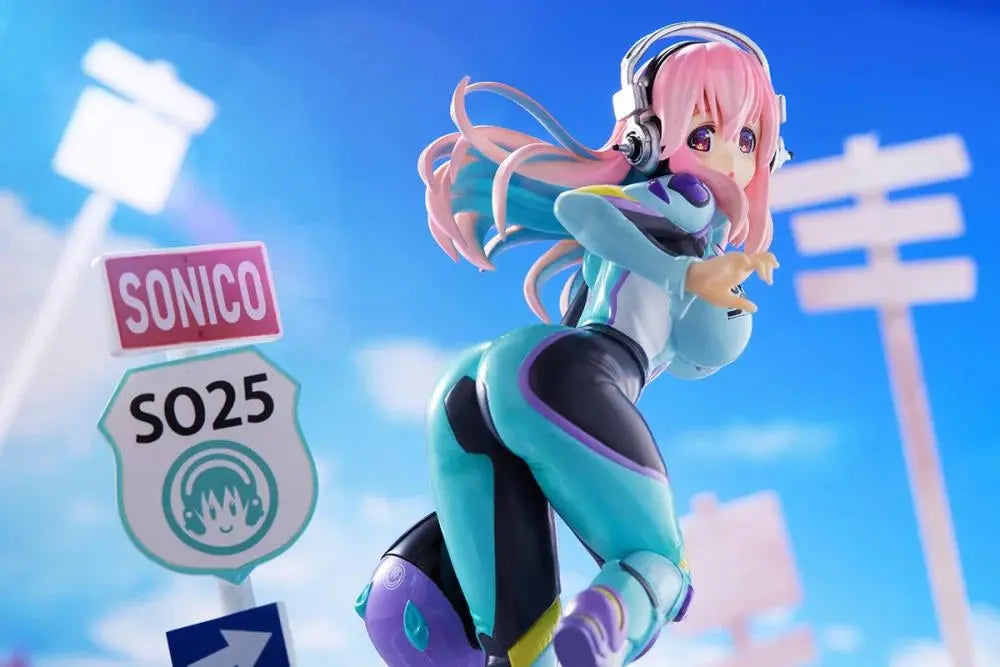 FuRyu Nitroplus Tenitol Super Sonico Figure Pom Pom Tina
